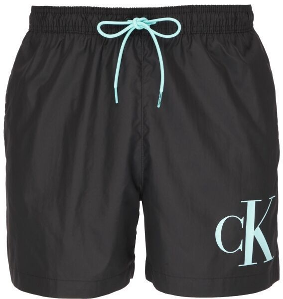 Calvin Klein MEDIUM DRAWSTRING Pánske plavky, čierna, veľkosť