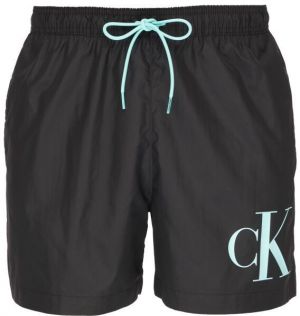 Calvin Klein MEDIUM DRAWSTRING Pánske plavky, čierna, veľkosť