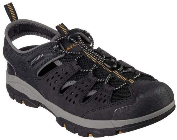 Skechers TRESMEN - MENARD Pánske sandále, čierna, veľkosť