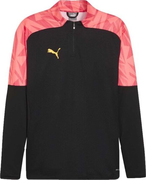 Puma INDIVIDUALFINAL 1/4 ZIP TRAINING TOP Pánska futbalová mikina, čierna, veľkosť