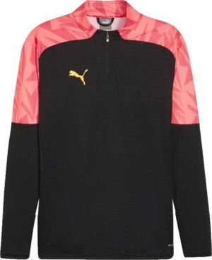 Puma INDIVIDUALFINAL 1/4 ZIP TRAINING TOP Pánska futbalová mikina, čierna, veľkosť