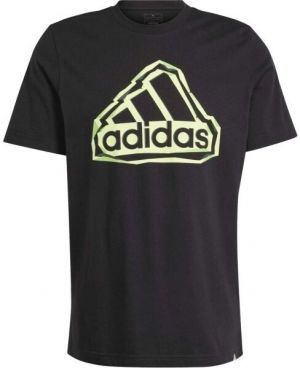 adidas FOLDED BOS LOGO Pánske tričko, čierna, veľkosť