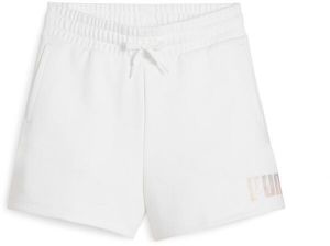 Puma ESSENTIALS + SUMMER DAZE SHORTS G Dievčenské kraťasy, biela, veľkosť