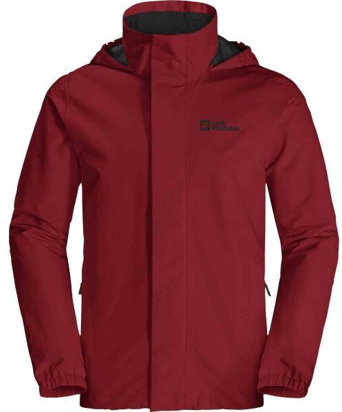 Jack Wolfskin WEILTAL 2L JKT M Pánska outdoorová bunda, červená, veľkosť