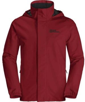 Jack Wolfskin WEILTAL 2L JKT M Pánska outdoorová bunda, červená, veľkosť