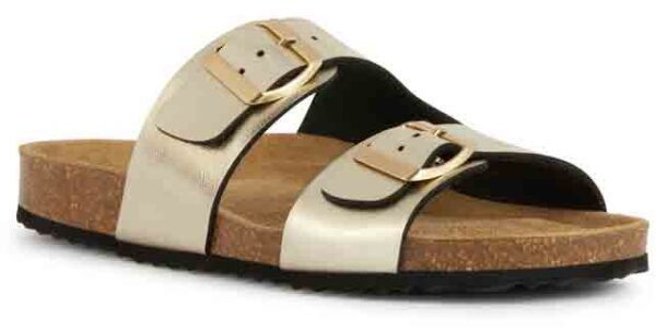 Geox BRIONIA L Dámske šľapky, zlatá, veľkosť