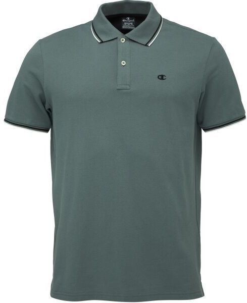 Champion LEGACY Pánske tričko polo, tmavo zelená, veľkosť