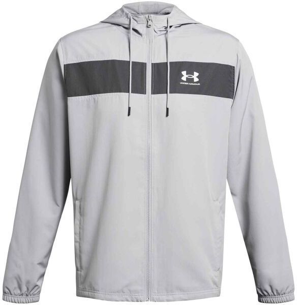 Under Armour SPORTSTYLE WINDBREAKER Pánska bunda, sivá, veľkosť S