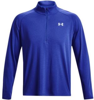 Under Armour STREAKER HALF ZIP Pánske tričko s dlhým rukávom, modrá, veľkosť