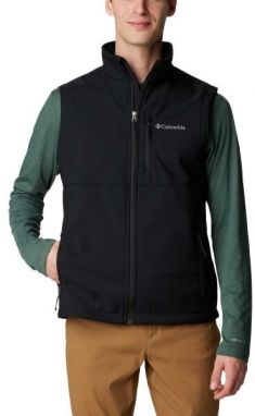 Columbia ASCENDER SOFTSHELL VEST Pánska vesta, čierna, veľkosť