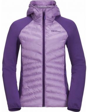 Jack Wolfskin ROUTEBURN PRO HYBRID W Dámska zateplená bunda, fialová, veľkosť