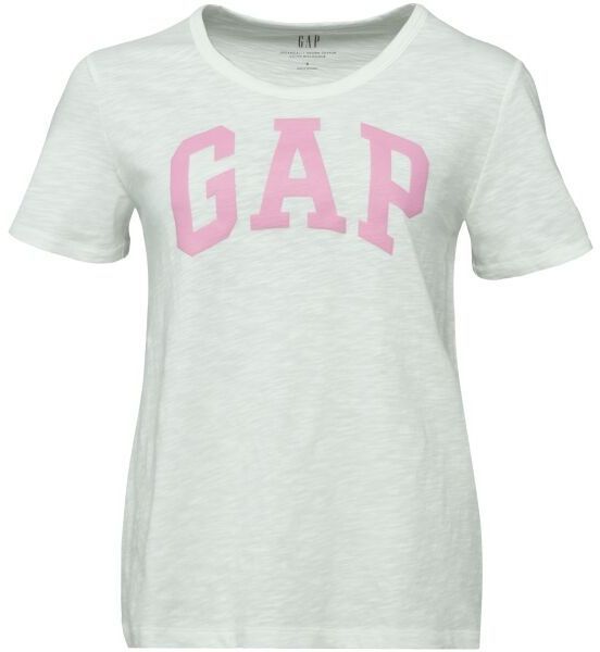 GAP LOGO SLUB Dámske tričko, biela, veľkosť