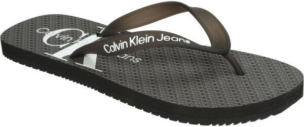 Calvin Klein BEACH SANDAL GLOSSY Pánske žabky, čierna, veľkosť