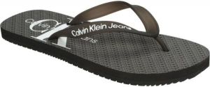 Calvin Klein BEACH SANDAL GLOSSY Pánske žabky, čierna, veľkosť
