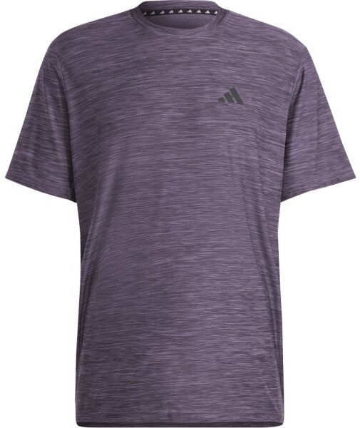 adidas TRAIN ESSENTIALS STRETCH TRAINING TEE Pánske športové tričko, fialová, veľkosť