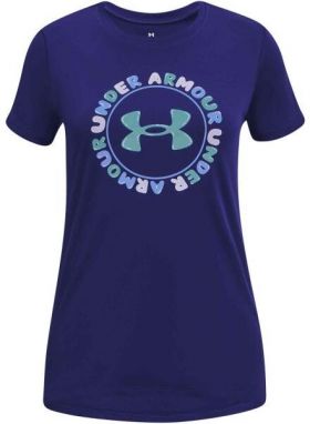 Under Armour TECH WORDMARK Dievčenské tričko, modrá, veľkosť