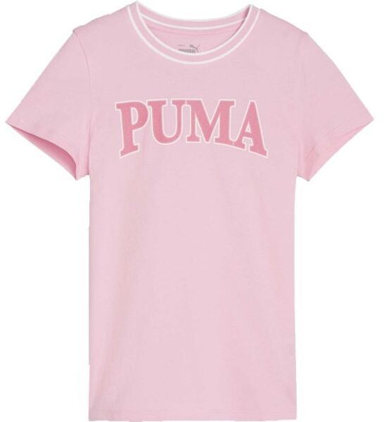 Puma SQUAD TEE G Dievčenské tričko, ružová, veľkosť