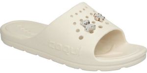 Coqui LONG CRYSTAL Dámske šľapky, béžová, veľkosť