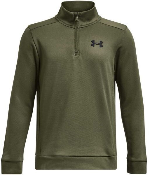 Under Armour ARMOUR FLEECE 1/4 ZIP Chlapčenská mikina, khaki, veľkosť M