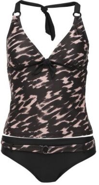 AQUOS THALIA Dámske dvojdielne plavky, čierna, veľkosť