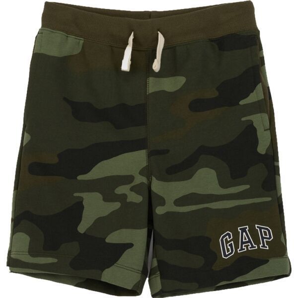 GAP FRENCH TERRY Chlapčenské šortky, khaki, veľkosť