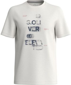 s.Oliver RL T-SHIRT Pánske tričko, biela, veľkosť