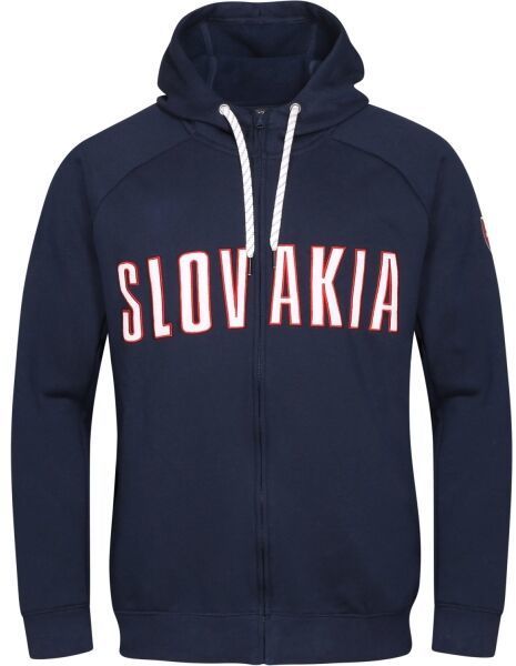 PROGRESS HC SK HOODY ZIP Pánska mikina pre fanúšikov, tmavo modrá, veľkosť