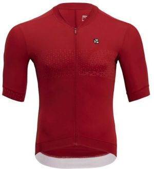 SILVINI ANSINO Pánsky cyklistický dres, červená, veľkosť