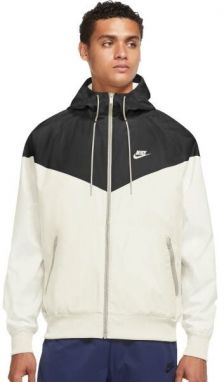 Nike HERITAGE ESSENTIALS WINDRUNNER Pánska bunda, béžová, veľkosť