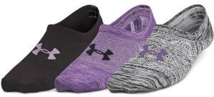 Under Armour BREATHE LITE ULTRA LOW 3P Dámske ponožky, čierna, veľkosť