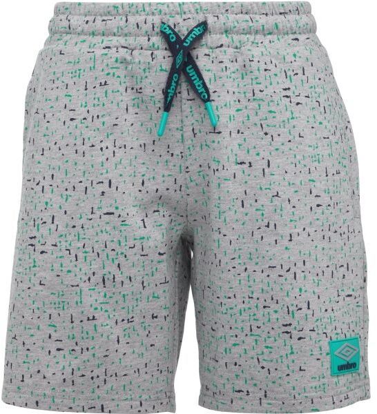 Umbro MANUEL Pohodlné chlapčenské šortky z úpletu, sivá, veľkosť 116-122