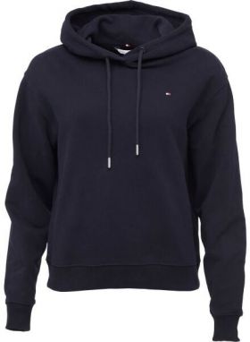Tommy Hilfiger REG FLAG ON CHEST Dámska mikina, tmavo modrá, veľkosť