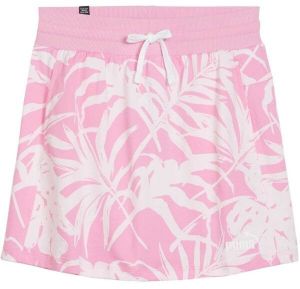 Puma ESSENTIALS + PALM RESORT AOP SKIRT Dámska sukňa, ružová, veľkosť