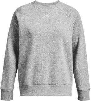 Under Armour RIVAL FLEECE CREW Dámska mikina, sivá, veľkosť