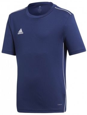 adidas CORE18 JSY Y Juniorský  futbalový dres, tmavo modrá, veľkosť