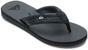 Quiksilver CARVER SQUISH Pánske žabky, čierna, veľkosť 39