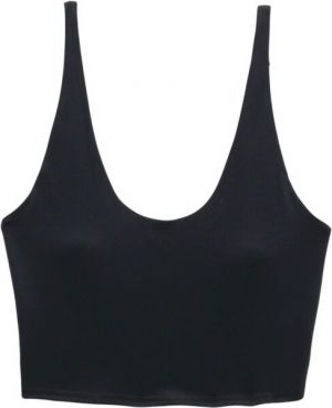 PrAna CHAKARA CROP TOP Dámske tielko, čierna, veľkosť