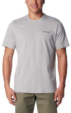 Columbia ROCKAWAY RIVER BACK GRAPHIC SS TEE Pánske tričko, sivá, veľkosť