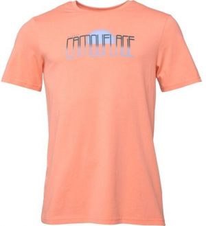 4F TSHIRT BEACH Pánske tričko, lososová, veľkosť