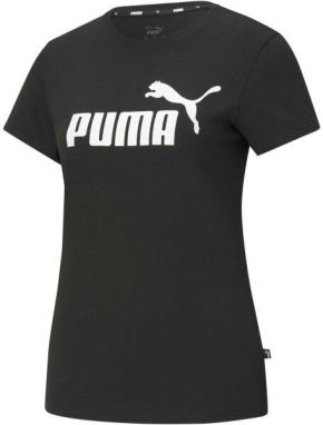Puma ESS LOGO TEE Dámske tričko, černá, veľkosť