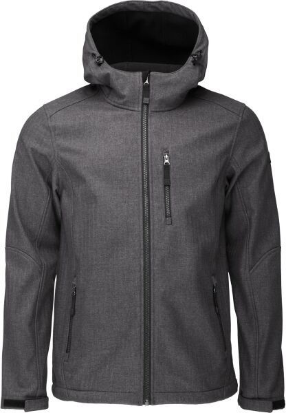Willard VALERIN Pánska softshellová bunda, tmavo sivá, veľkosť XXL