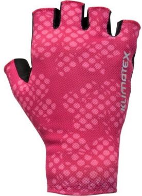 Klimatex SKY Unisex cyklo rukavice, ružová, veľkosť