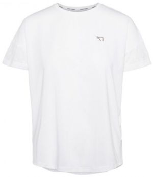 KARI TRAA VILDE AIR Dámske športové tričko, biela, veľkosť