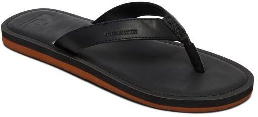 Quiksilver MOLOKAI NUBUCK II Pánske žabky, čierna, veľkosť 40