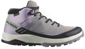 Salomon OUTRISE MID GTX W Dámska turistická obuv, sivá, veľkosť 37 1/3