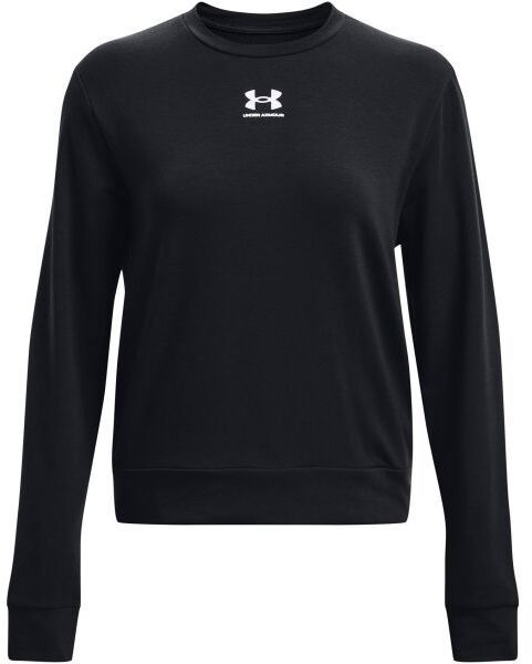 Under Armour RIVAL TERRY CREW Dámska mikina, čierna, veľkosť M