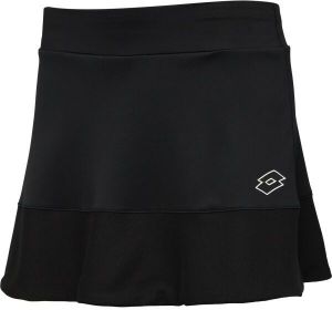Lotto SQUADRA III SKIRT Dámska tenisová sukňa, čierna, veľkosť