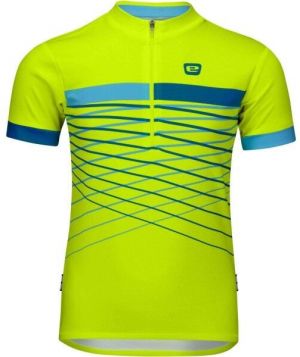 Etape LUCKY Detský cyklistický dres, reflexný neón, veľkosť 164-170
