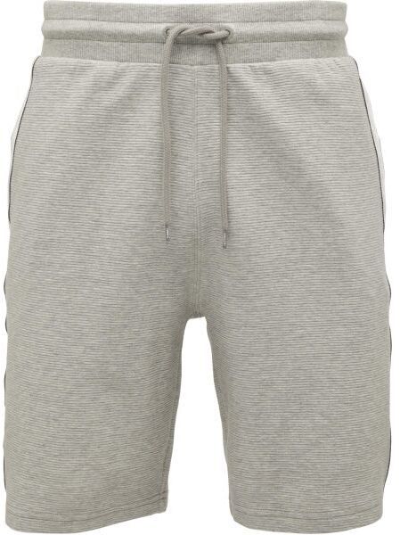 Tommy Hilfiger ESTABLISHED LOGO TAPE LOUNGE Pánske kraťasy, sivá, veľkosť M