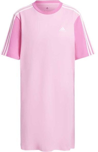 adidas ESSENTIALS 3-STRIPES BOYFRIEND Dámske šaty, ružová, veľkosť